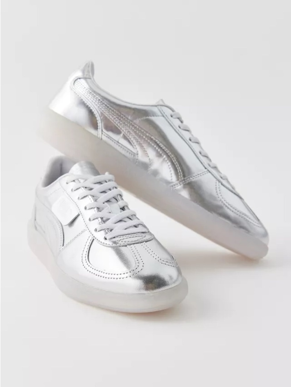 Puma Palermo Metallic Silver Women's Sneakers